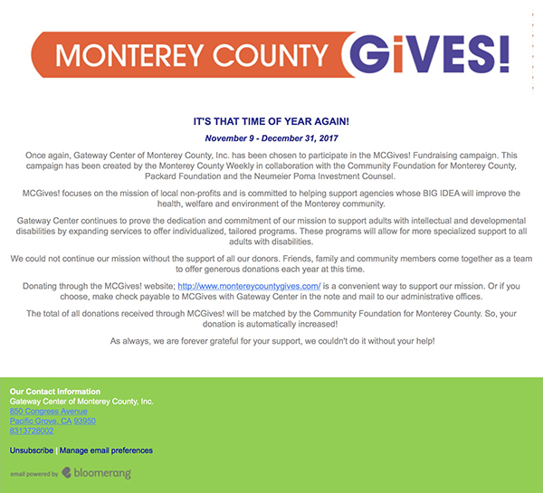 Monterey County Gives!